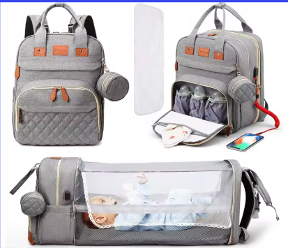 Sac à dos à langer 3-en-1 avec lit pliable Winkie&Co™